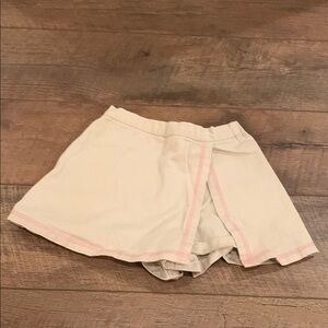 Kids cream skort